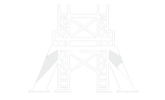 estructura de andamio en blanco logo